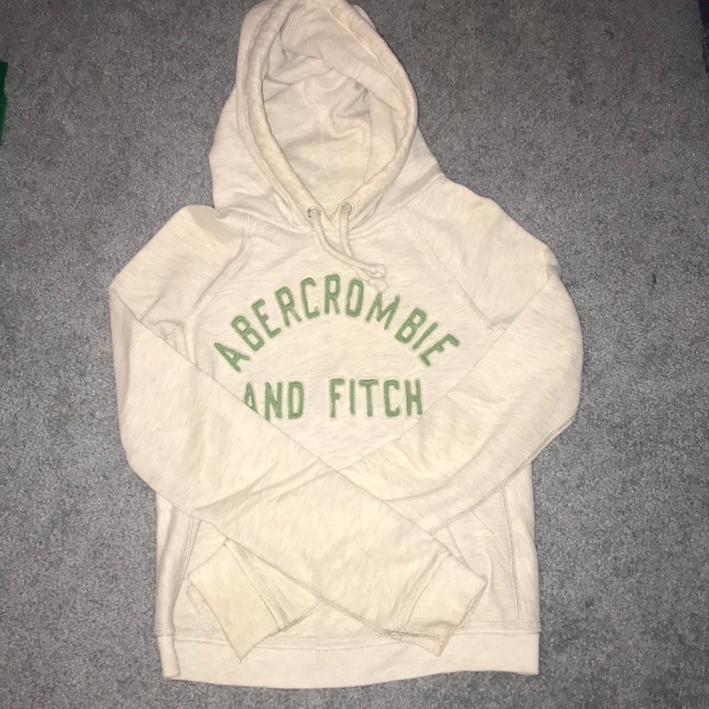 Light Gray Cozy Abercrombie and Fitch hoodie